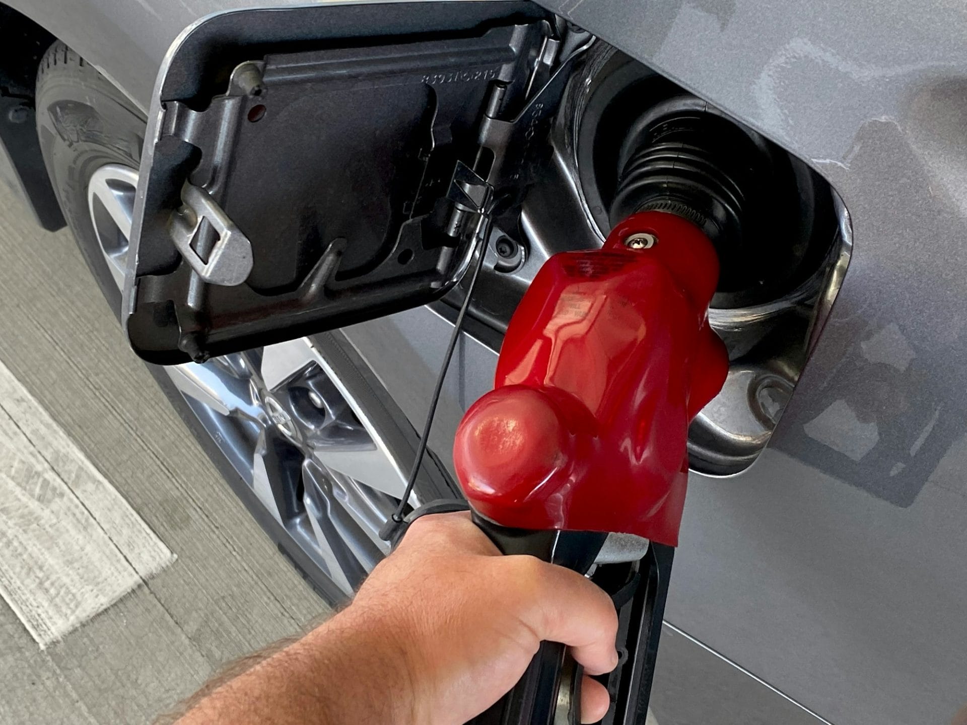 Gasoline prices are so high these days that filling up puts a dent in your wallet, pocketbook